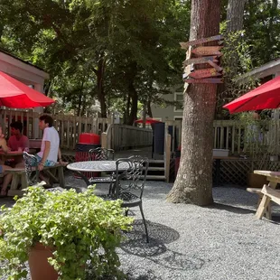 Outside Breakfast at Tree House