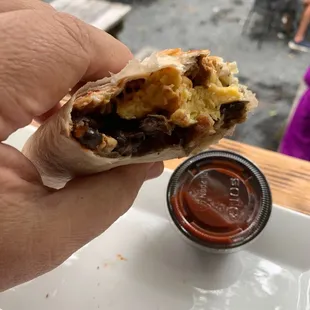 Breakfast burrito
