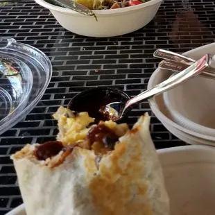 Huevos Rancheros Burrito