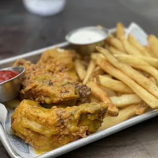 Mango Habanero Tenders + Fries