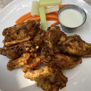 Jumbo Chicken Wings - Jerk sauce with ranch