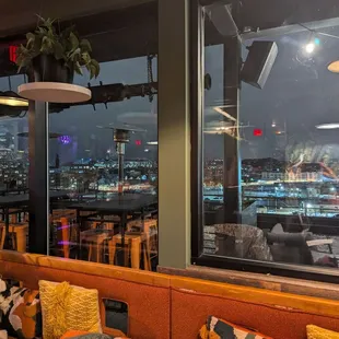 The view from the roof top tree top bar