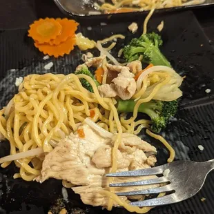 Chow Mein with Chicken.