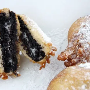 Deep fried oreos! Oh my goodness.