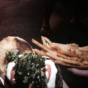 Goat Cheese Burger