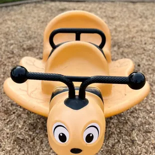 I love this rocking bumblebee for two!
