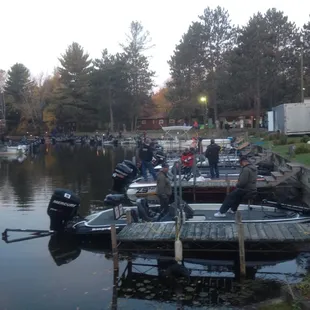 Plenty of docking!  Don&apos;t need lodging, you can launch your boat free of charge!