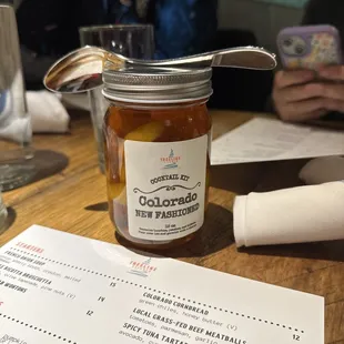 Colorado new fashioned serves 4-5