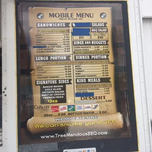 Menu has a great offer at a fair value