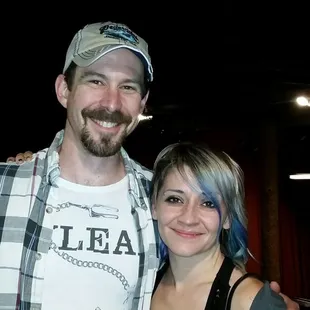 Gotta love a small venue. Lacey Sturm 1/28/17 after the show. She&apos;s 4&apos; 11&quot;.  :)