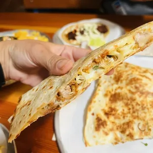 Pollo Frito Quesadilla