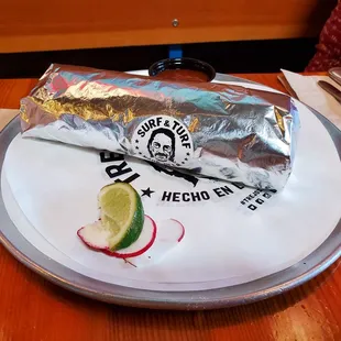 Surf and Turf Burrito