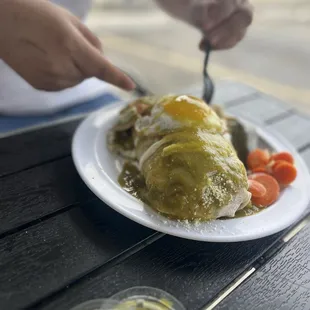 Chilaquiles Breakfast Burrito