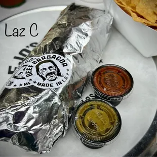 Beef Barbacoa Burrito