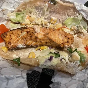 Salmon Taco