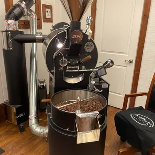 a coffee roasting machine