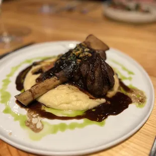 a plate of food on a table