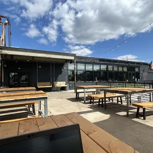 Very nice outdoor space to enjoy a tasty beer.