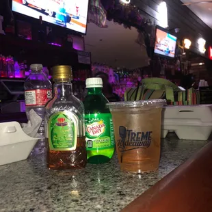 Bottle of crown