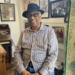 Al Jackson, owner and curator of Treme Little Jazz Museum