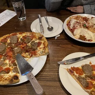 pizza, food