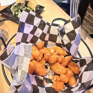 Buffalo cheese curds were really good