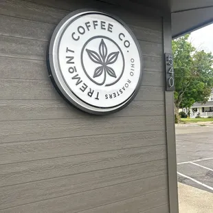 a sign on the side of a building