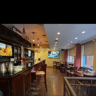 the interior of the restaurant