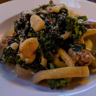 Fusilli, Sausage, Rabe