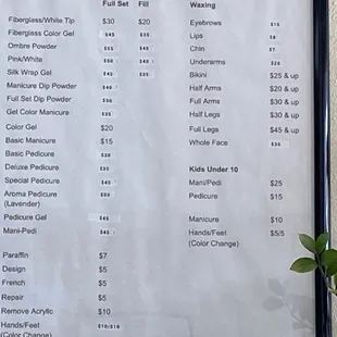Prices as of April 17, 2023