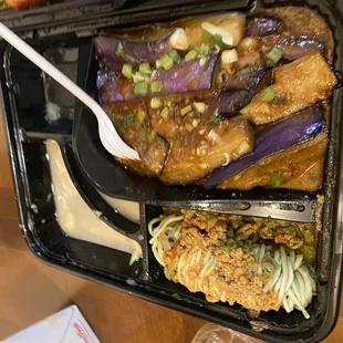 Eggplant bento