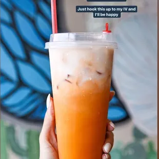 Vegan thai tea