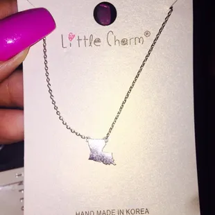 Louisiana charm necklace $7