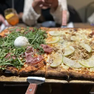 Pizza. That one with apple was sooo good