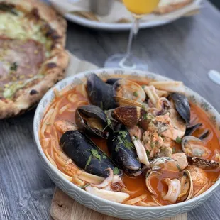 Cioppino with Fettuccine