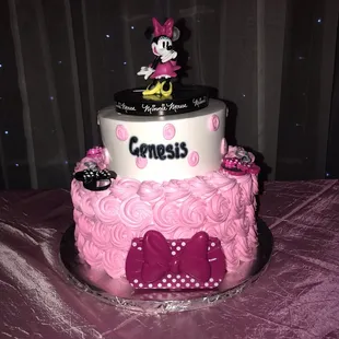 First Birthday Cake / Minnie Mouse Cake