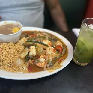 Spicy Diablo Shrimp Entree