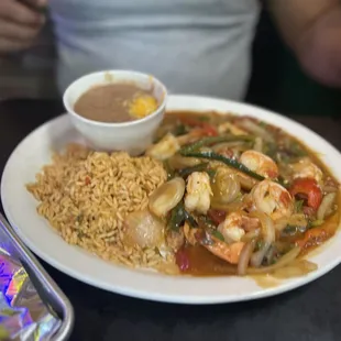 Diablo Shrimp Entree