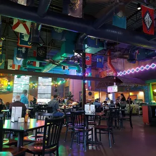 the interior of a restaurant