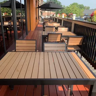 Outside seating