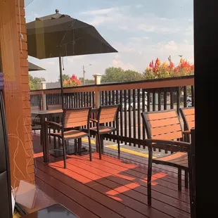 Outside