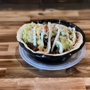 The Grilled and Stuffed Tacos with Steak.