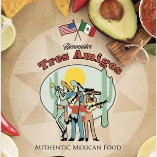 Tres Amigos Menu