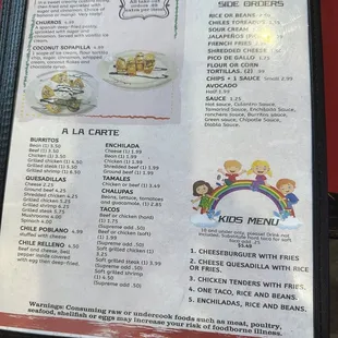 Menu Updated 06/2023