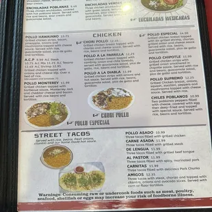 Menu Updated 06/2023