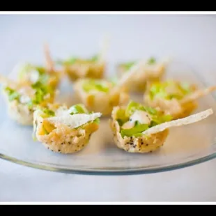 Caesar salad bites.