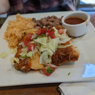Tamale plate (gluten free, sauce on the side)