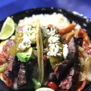 Skirt Steaks Fajitas Salad