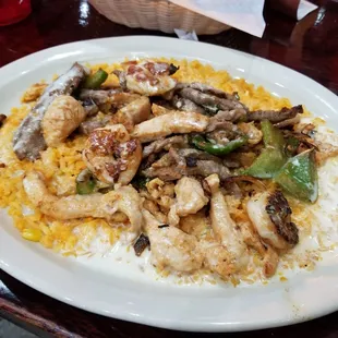 Arroz Texano was a bit salty but over all was pretty delicious.