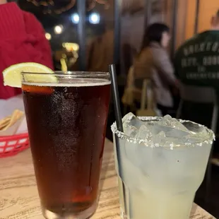 Negra Modelo and Top Shelf Margarita